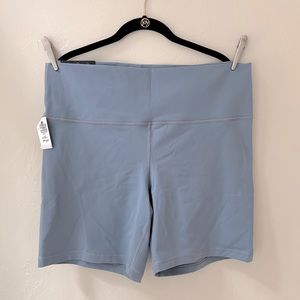 ARITZIA TNA LIFE CHEEKY 7” HI RISE SHORTS UMBRA BLUE 2XL